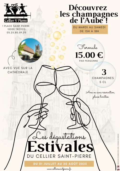 Découvrez les champagnes de l’Aube ! Du 1er juillet au 30 août 2025